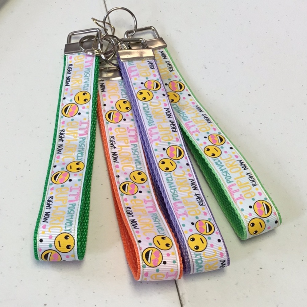 Emoji Lanyard in multiple colors